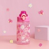 image:imageZak Designs Marvel Sage Kids Water Bottle For School or Travel 16oz Durable Plastic Water Bottle With Straw Handle and LeakProof PopUp Spout Cover SpiderManFlower Power