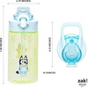 image:imageZak Designs Marvel Sage Kids Water Bottle For School or Travel 16oz Durable Plastic Water Bottle With Straw Handle and LeakProof PopUp Spout Cover SpiderManBluey Bluey  Bingo