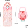 image:imageZak Designs Marvel Sage Kids Water Bottle For School or Travel 16oz Durable Plastic Water Bottle With Straw Handle and LeakProof PopUp Spout Cover SpiderManFanciful Unicorn