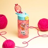image:imageZak Designs Marvel Sage Kids Water Bottle For School or Travel 16oz Durable Plastic Water Bottle With Straw Handle and LeakProof PopUp Spout Cover SpiderManSuperKitties Ginny  Sparks  Buddy  Bitsy