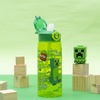image:imageZak Designs Marvel Sage Kids Water Bottle For School or Travel 16oz Durable Plastic Water Bottle With Straw Handle and LeakProof PopUp Spout Cover SpiderManMinecraft Creeper