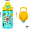 image:imageZak Designs Marvel Sage Kids Water Bottle For School or Travel 16oz Durable Plastic Water Bottle With Straw Handle and LeakProof PopUp Spout Cover SpiderManPAW Patrol Chase  Marshall  Skye  Rubble  Everest