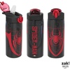 image:imageZak Designs Marvel Sage Kids Water Bottle For School or Travel 16oz Durable Plastic Water Bottle With Straw Handle and LeakProof PopUp Spout Cover SpiderManMarvel SpiderMan
