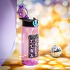 image:imageZak Designs Marvel Sage Kids Water Bottle For School or Travel 16oz Durable Plastic Water Bottle With Straw Handle and LeakProof PopUp Spout Cover SpiderManKPop Demon Hunters Huntrix Purple