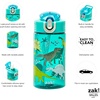 image:imageZak Designs Marvel Sage Kids Water Bottle For School or Travel 16oz Durable Plastic Water Bottle With Straw Handle and LeakProof PopUp Spout Cover SpiderManDinosaur