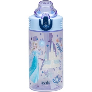 image:imageZak Designs Marvel Sage Kids Water Bottle For School or Travel 16oz Durable Plastic Water Bottle With Straw Handle and LeakProof PopUp Spout Cover SpiderManDisney Frozen Anna  Elsa  Olaf